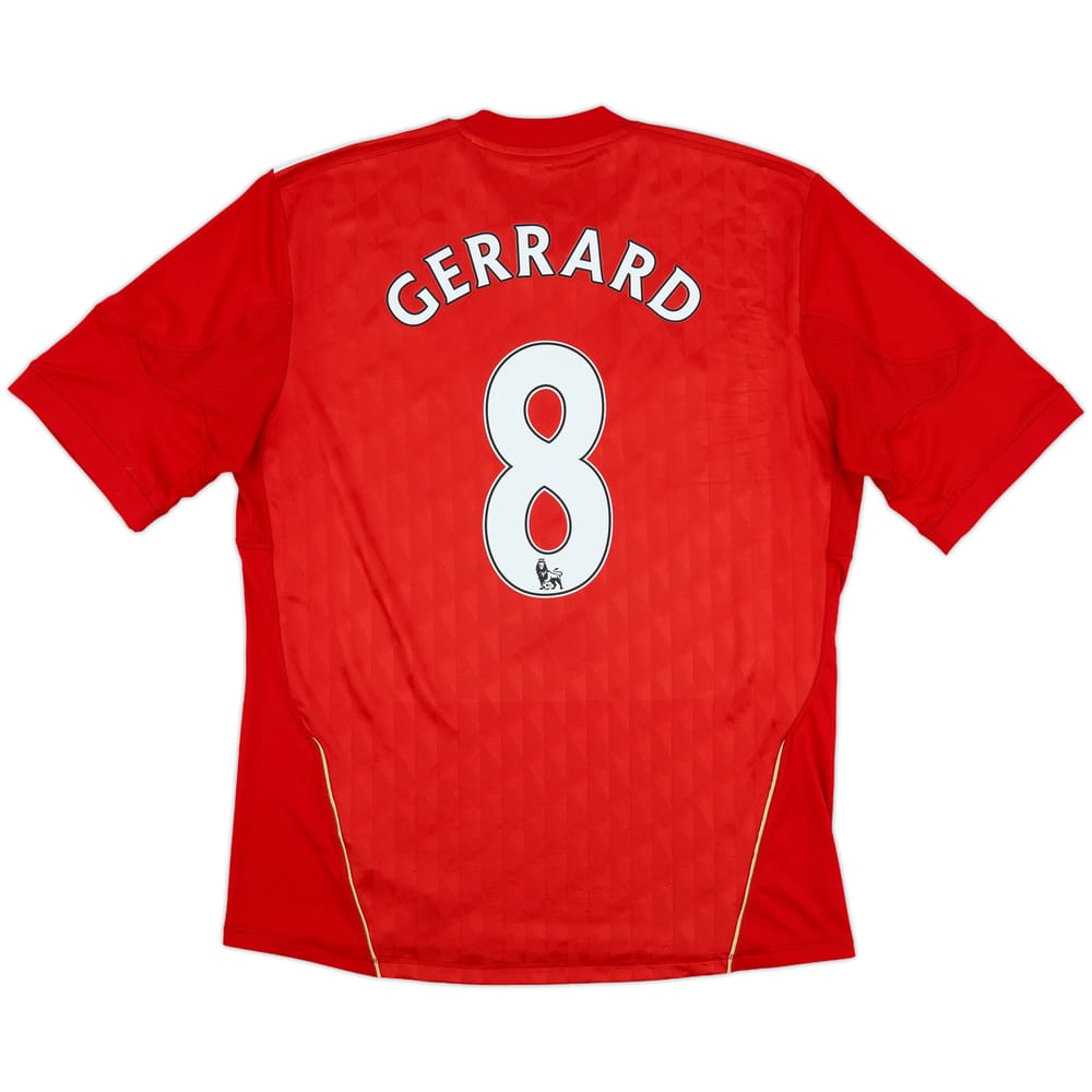 2010-12 Liverpool Home Shirt Gerrard #8 - 5/10 - (L)