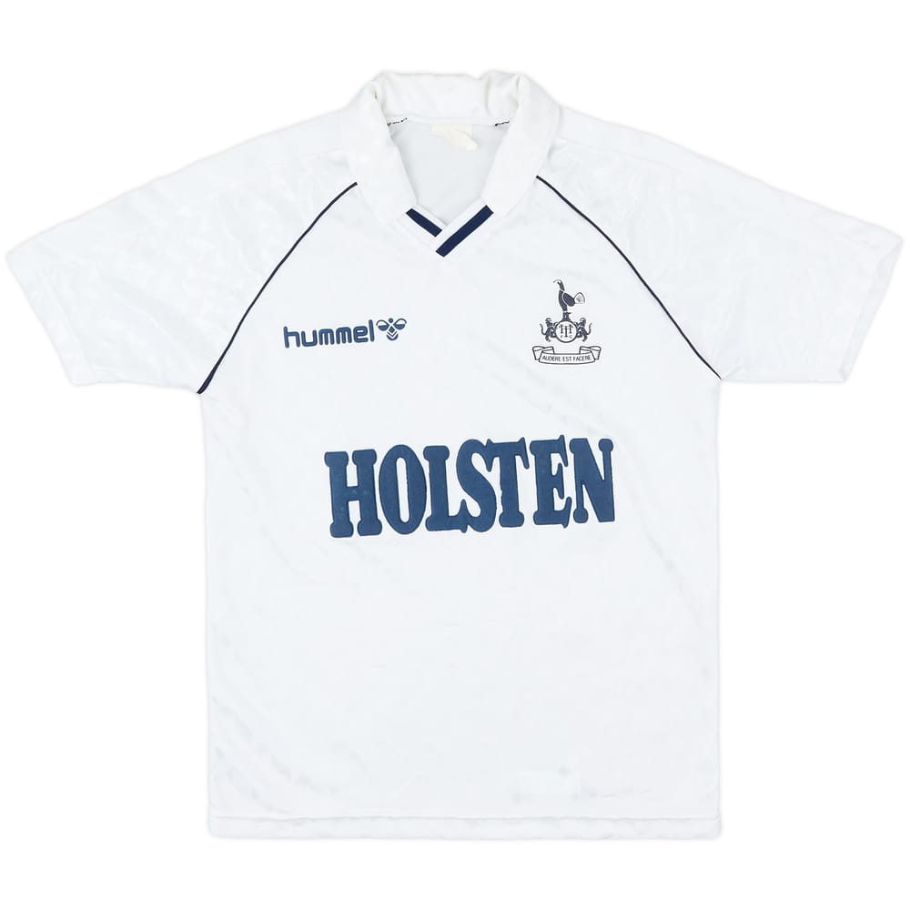 1987-89 Tottenham Home Shirt - 8/10 - (L.Boys)