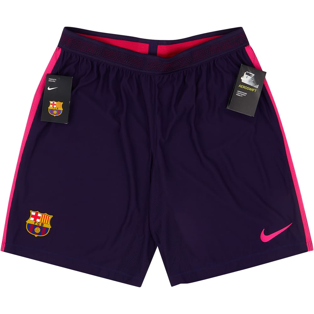 2016-17 Barcelona Player Issue Away Shorts S