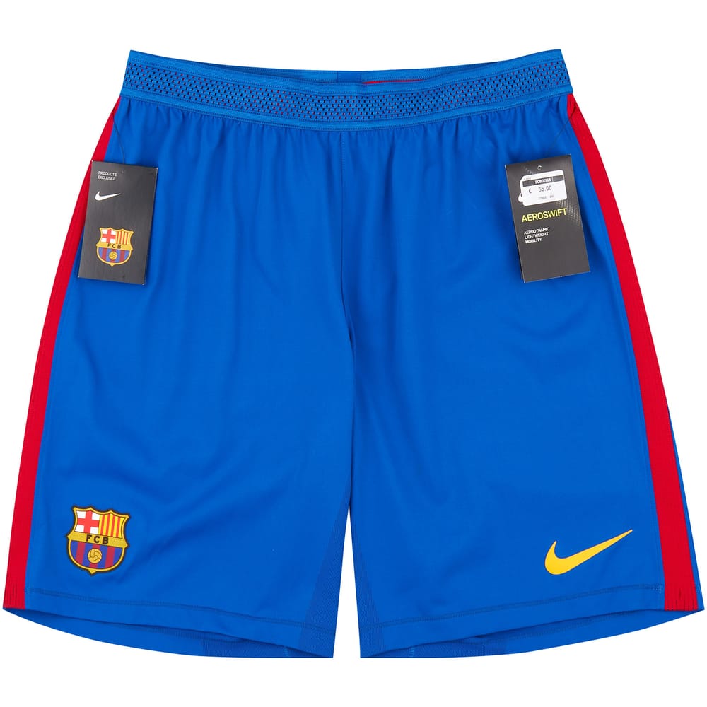 2016-17 Barcelona Player Issue Home Shorts