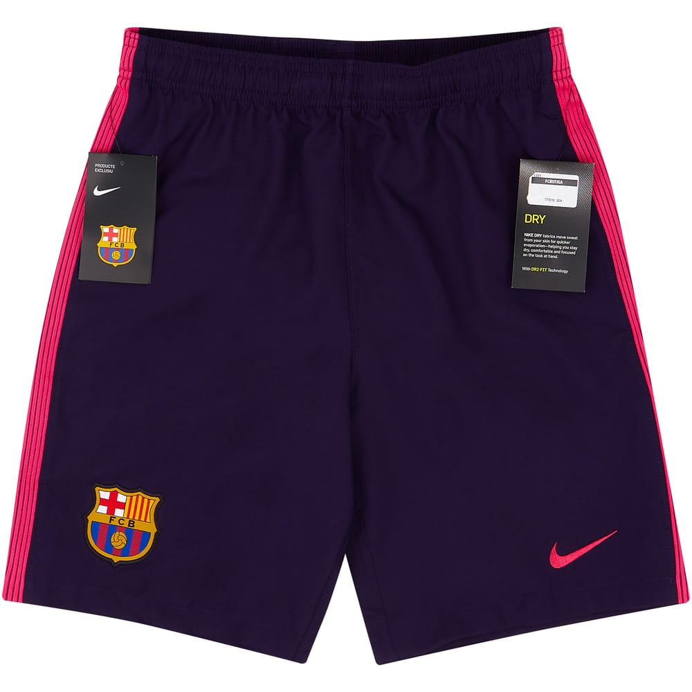 2016-17 Barcelona Away Shorts KIDS