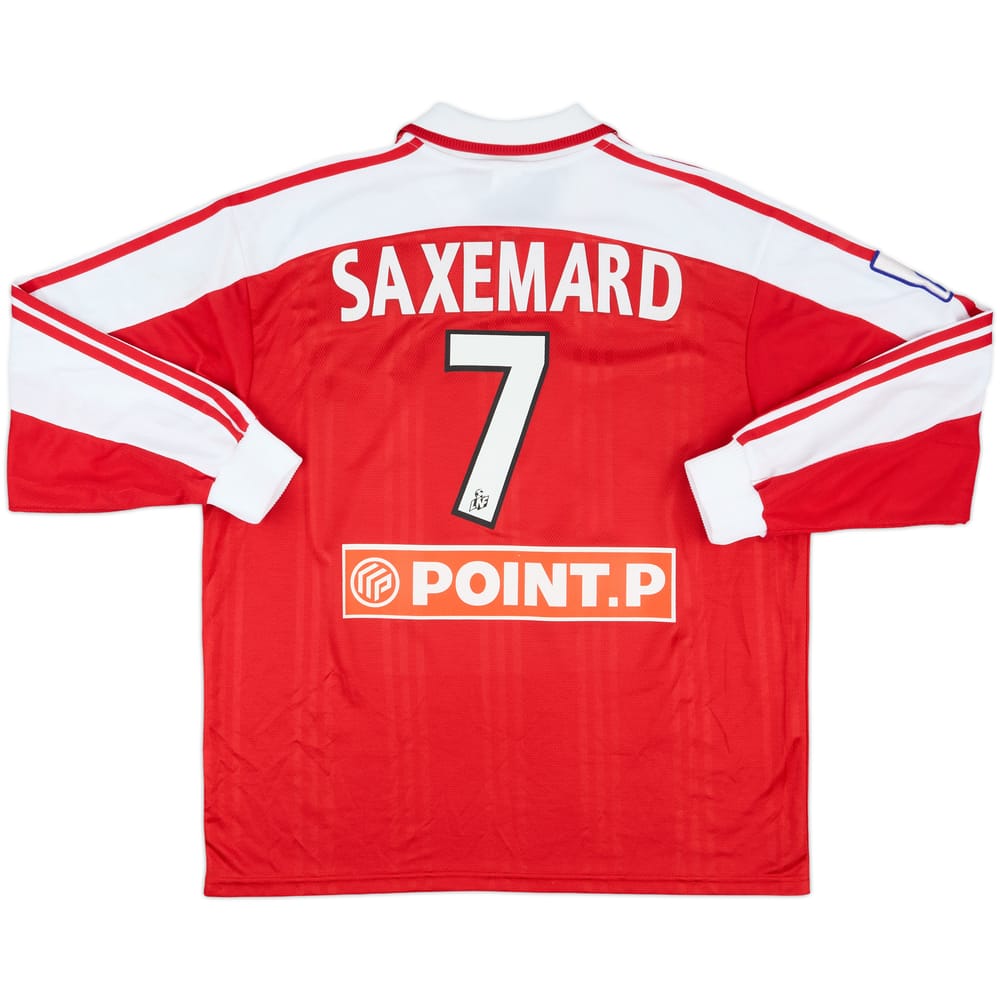 2000-01 Red Star FC Match Issue Coupe de la Ligue Home L/S Shirt Saxemard #7