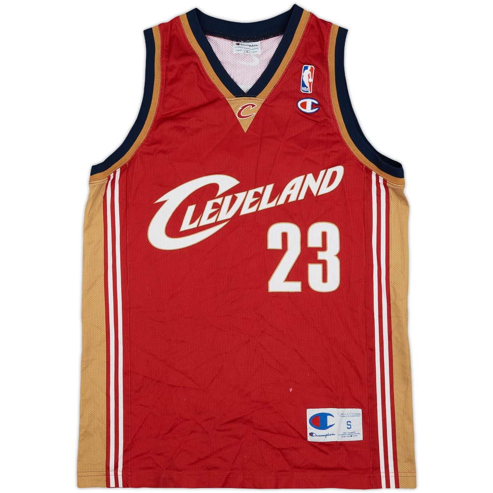 2003-10 Cleveland Cavaliers James #23 Champion Away Jersey - 5/10 - (S)