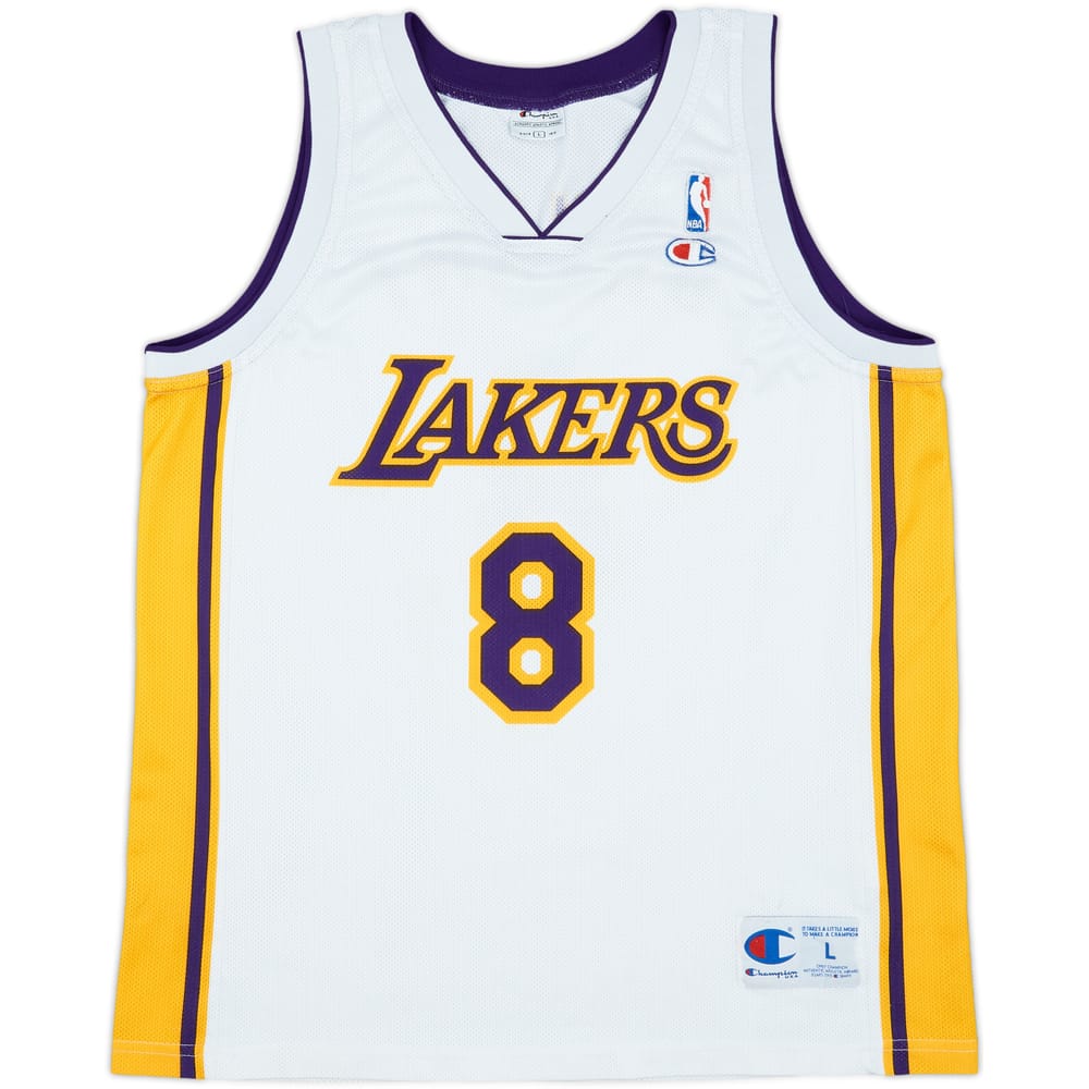 2002-06 LA Lakers Bryant #8 Champion Alternate Jersey - 8/10 - (L)