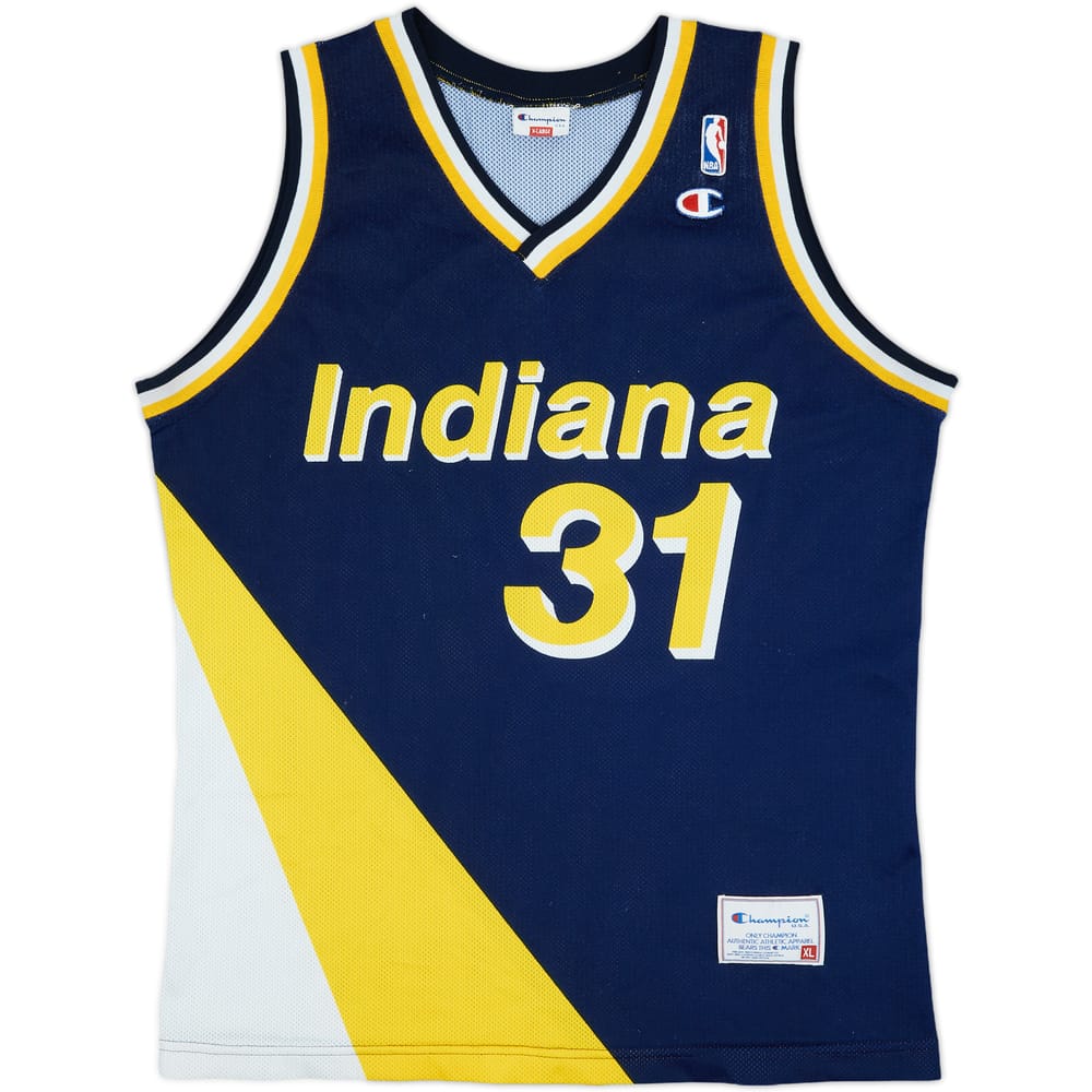 1991-97 Indiana Pacers Miller #31 Champion Away Jersey - 8/10 - (XL)