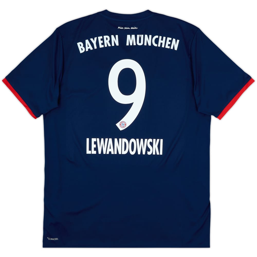 2017-18 Bayern Munich Away Shirt Lewandowski #9 - 10/10 - (L)