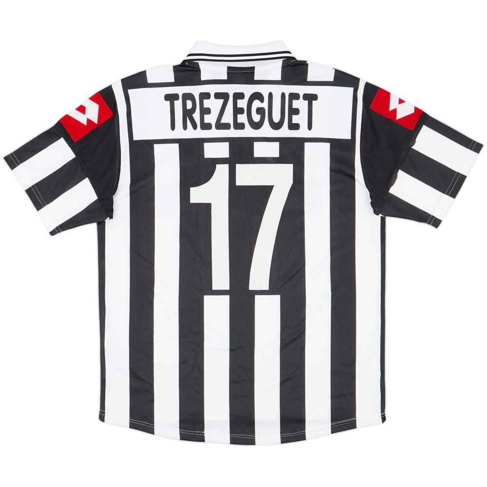 2001-02 Juventus Home Shirt Trezeguet #17 - 9/10 - (L)