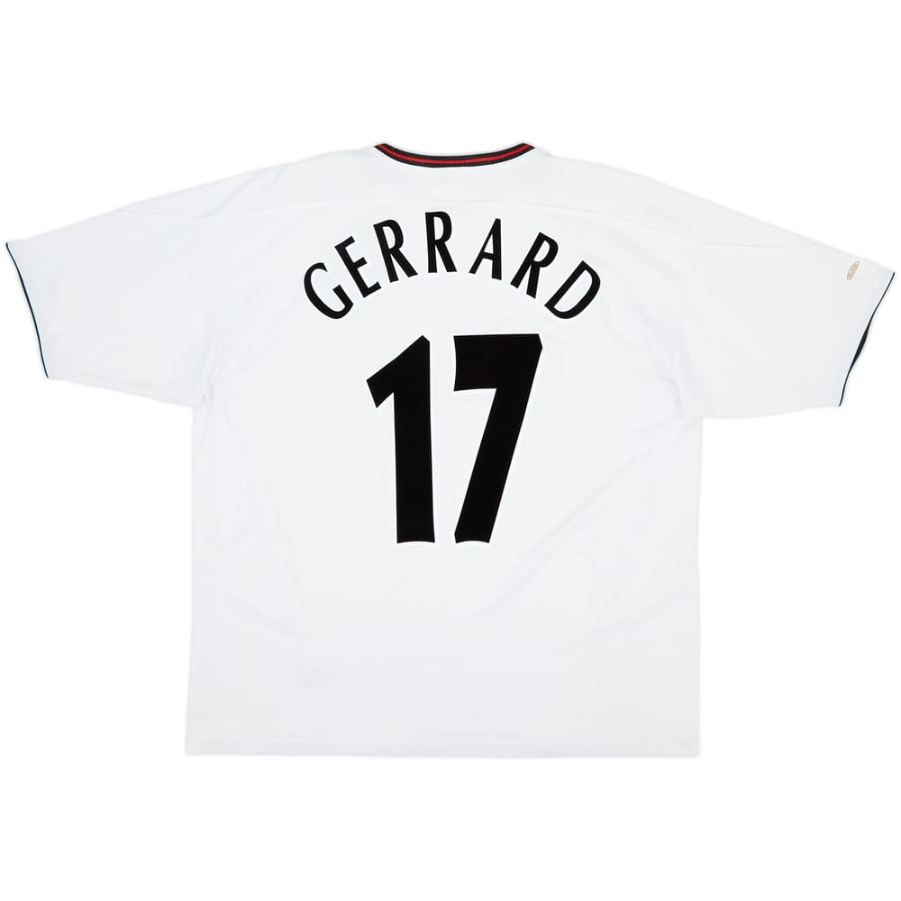 2003-04 Liverpool Away Shirt Gerrard #17 - 5/10 - (XL)