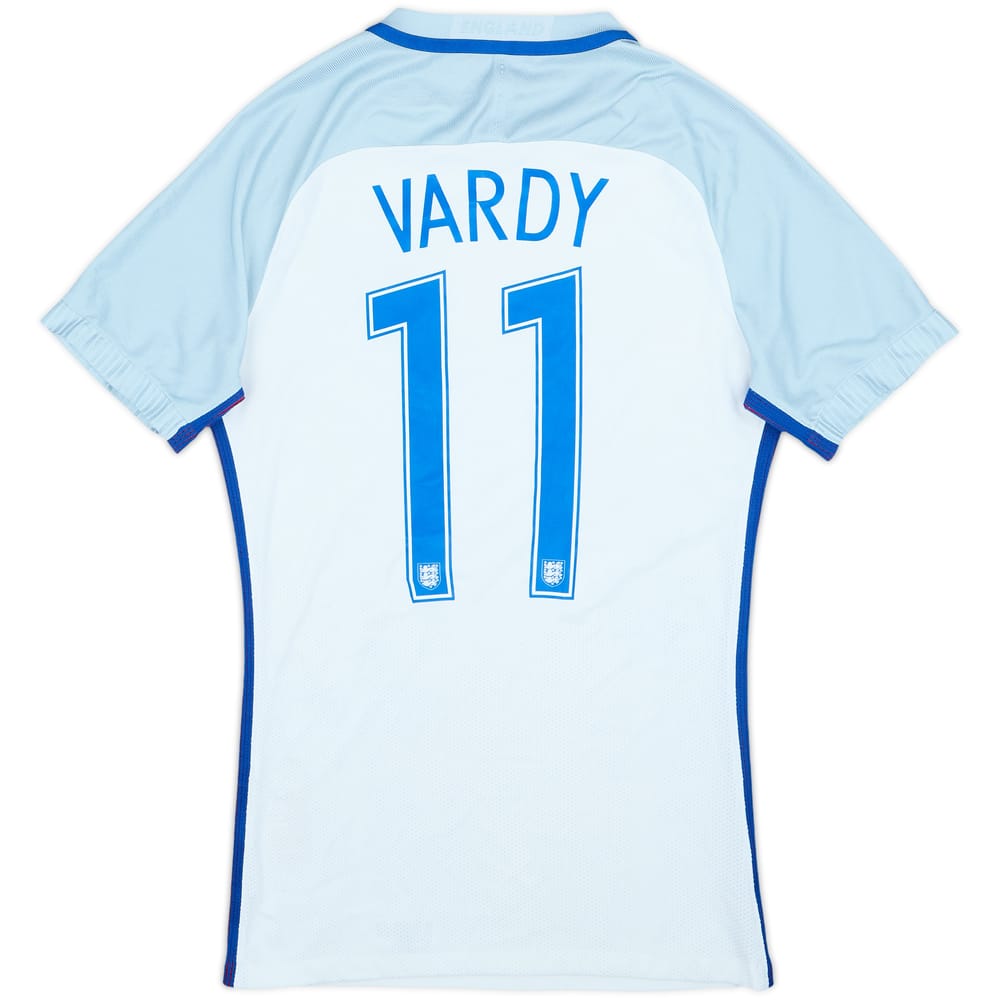 Camiseta de local versión jugador de Inglaterra 2016-17 Vardy #11 - 6/10 - (S)