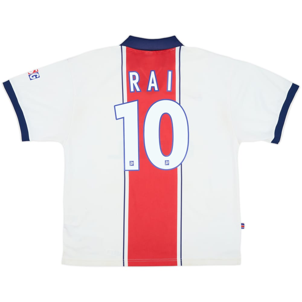 1997-98 Paris Saint-Germain Away Shirt Rai #10 - 6/10 - (XL)