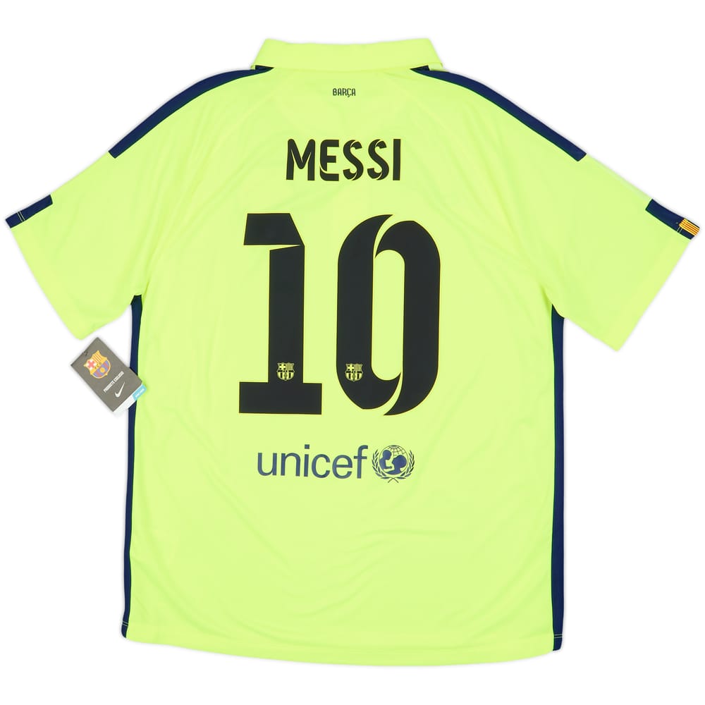2014-15 Barcelona Third Shirt Messi #10 (L)