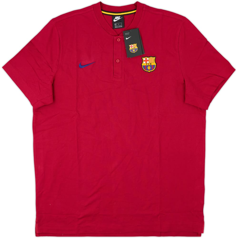 2020-21 Barcelona Nike Polo Shirt (XXL)