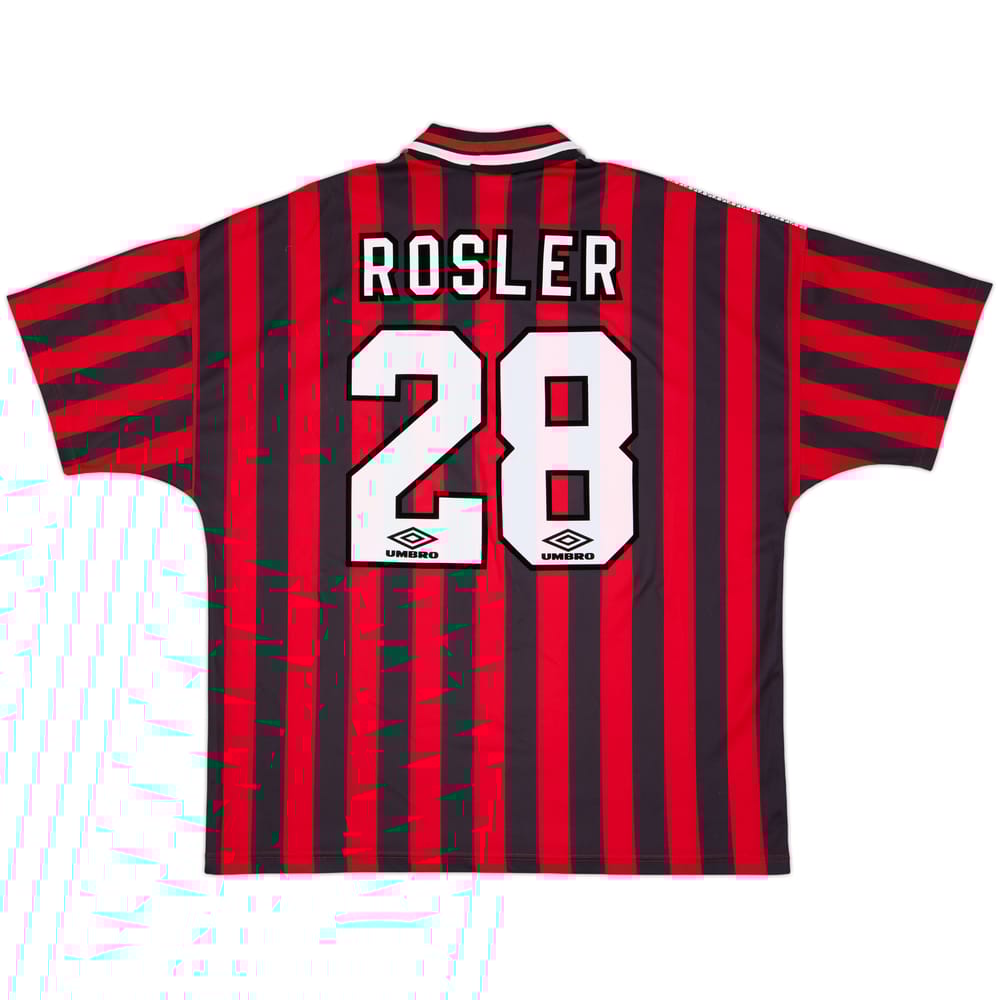 1994-96 Manchester City Away Shirt Rosler #28 - 8/10 - (XXL)