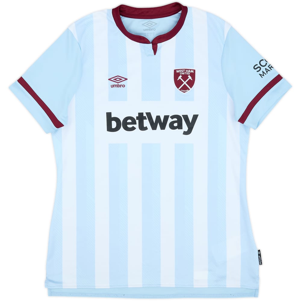 2021-22 West Ham Away Shirt - 6/10 - (Women's M)