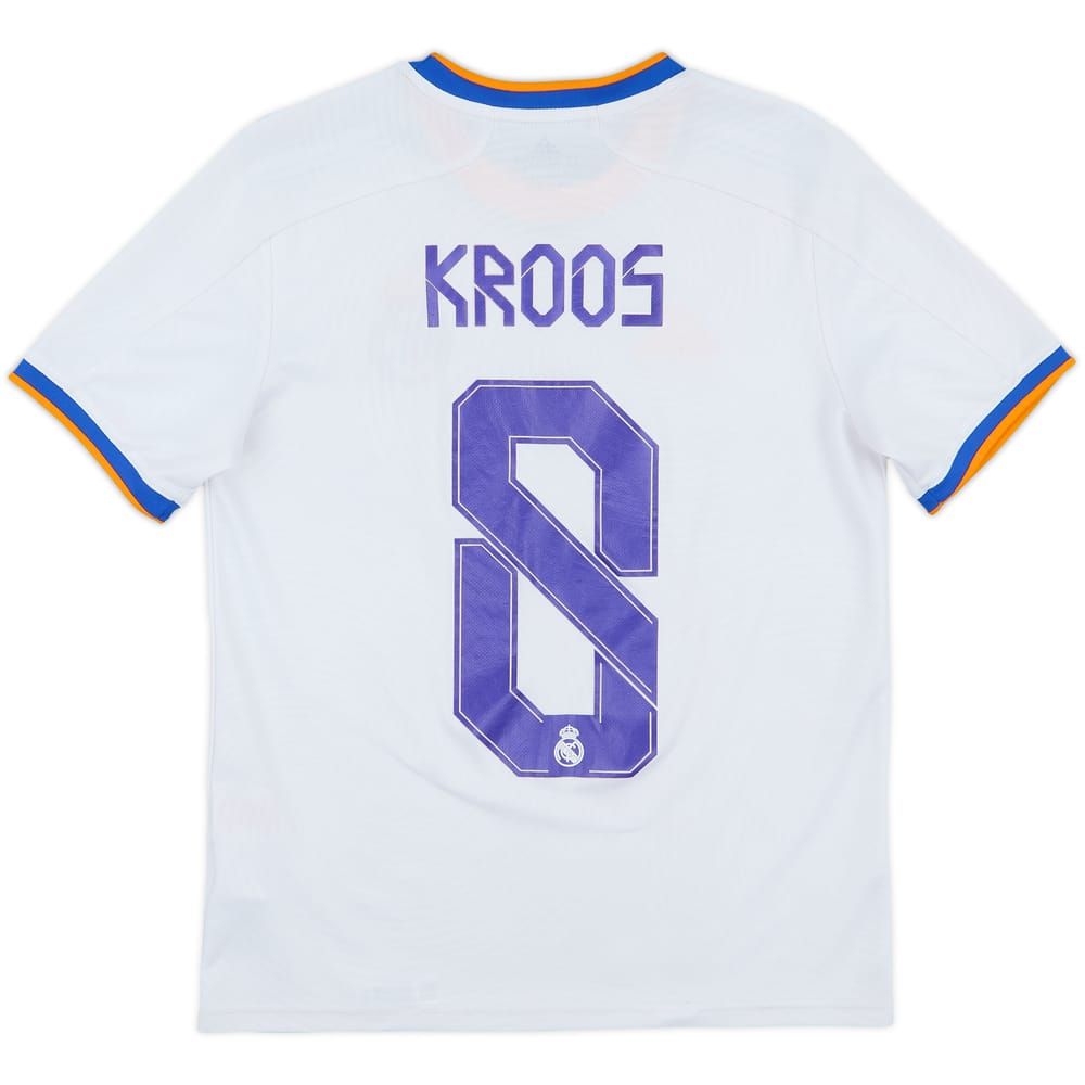 2021-22 Real Madrid Home Shirt Kroos #8 - 9/10 - (L.Boys)