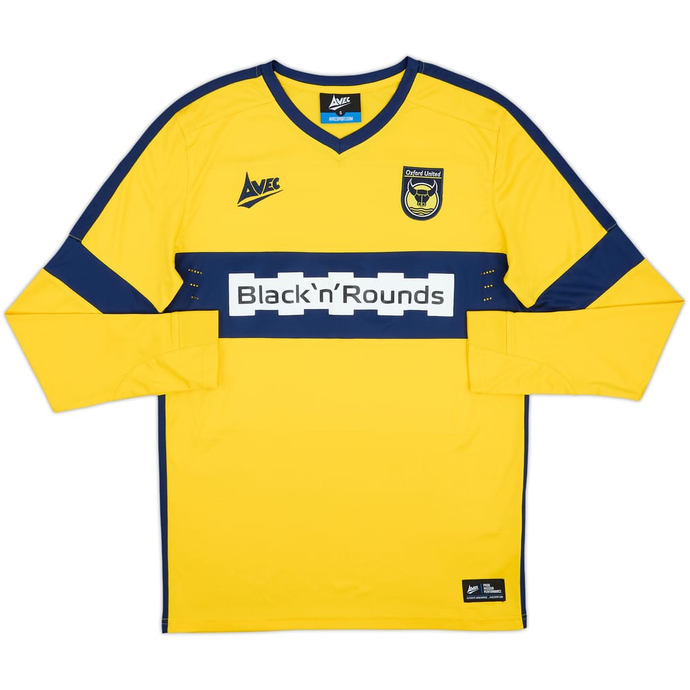 2014-15 Oxford United Home L/S Shirt - 10/10 - (S)