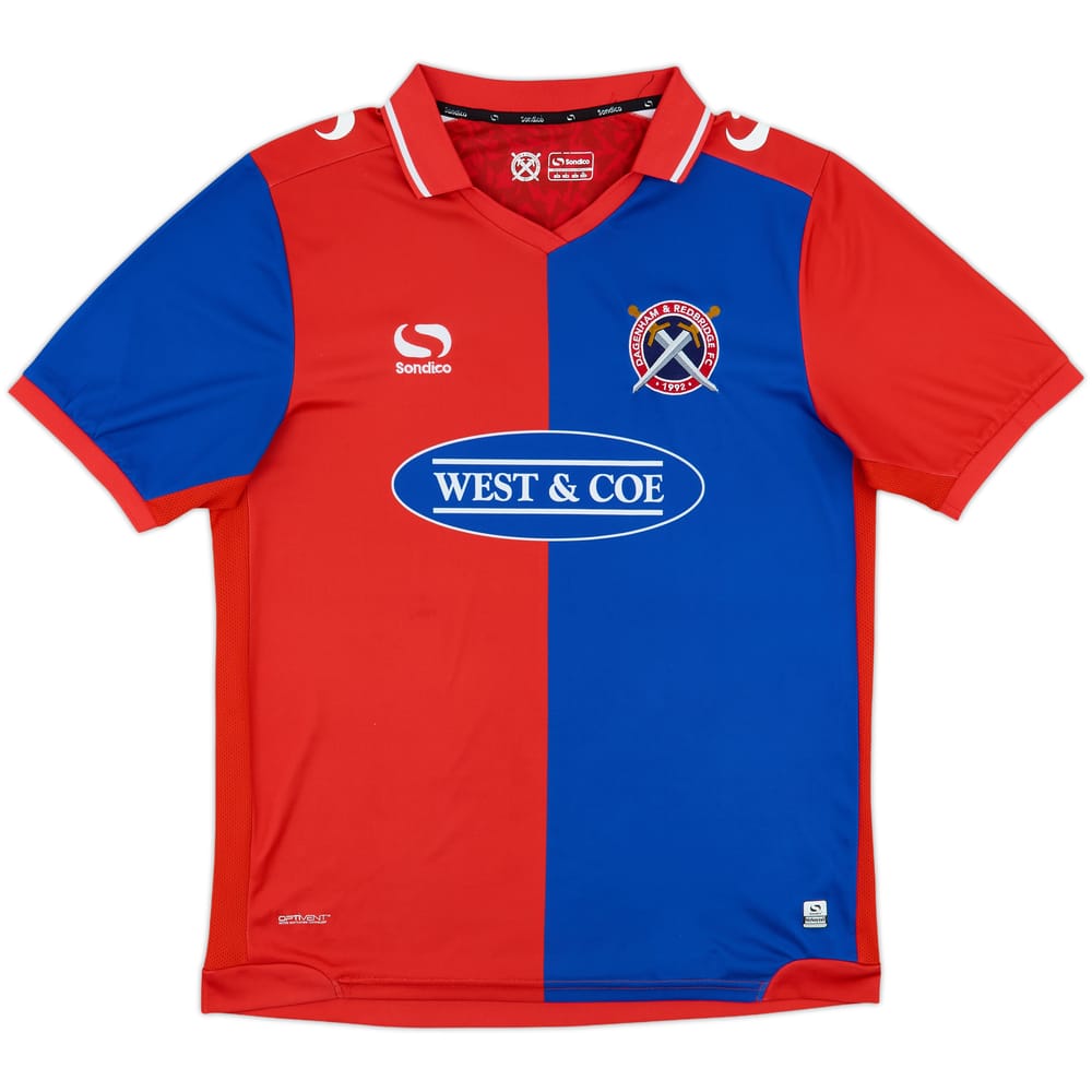 2018-19 Dagenham and Redbridge Home Shirt - 9/10 - (L)