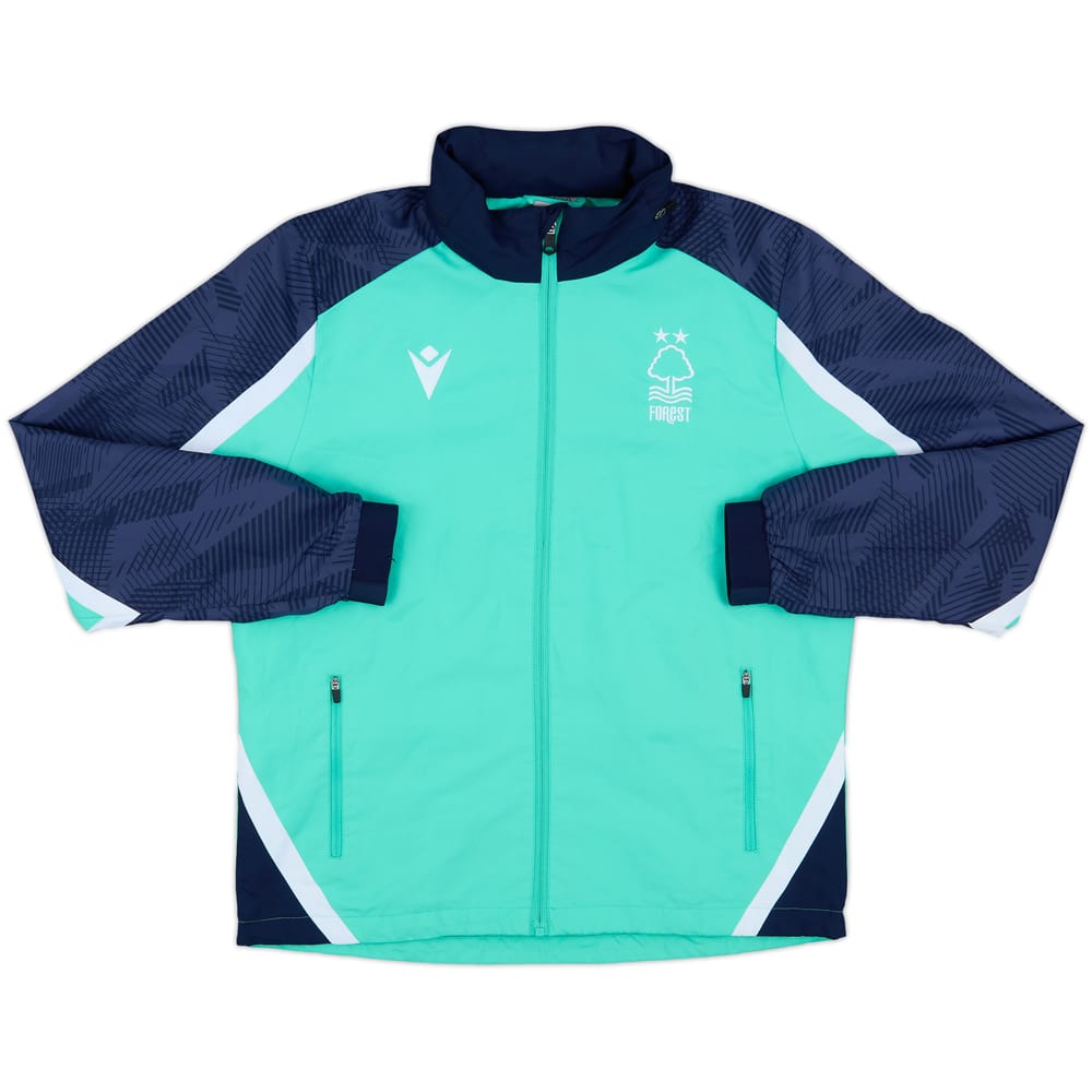 2022-23 Nottingham Forest Macron Hooded Track Jacket - 10/10 - (S)