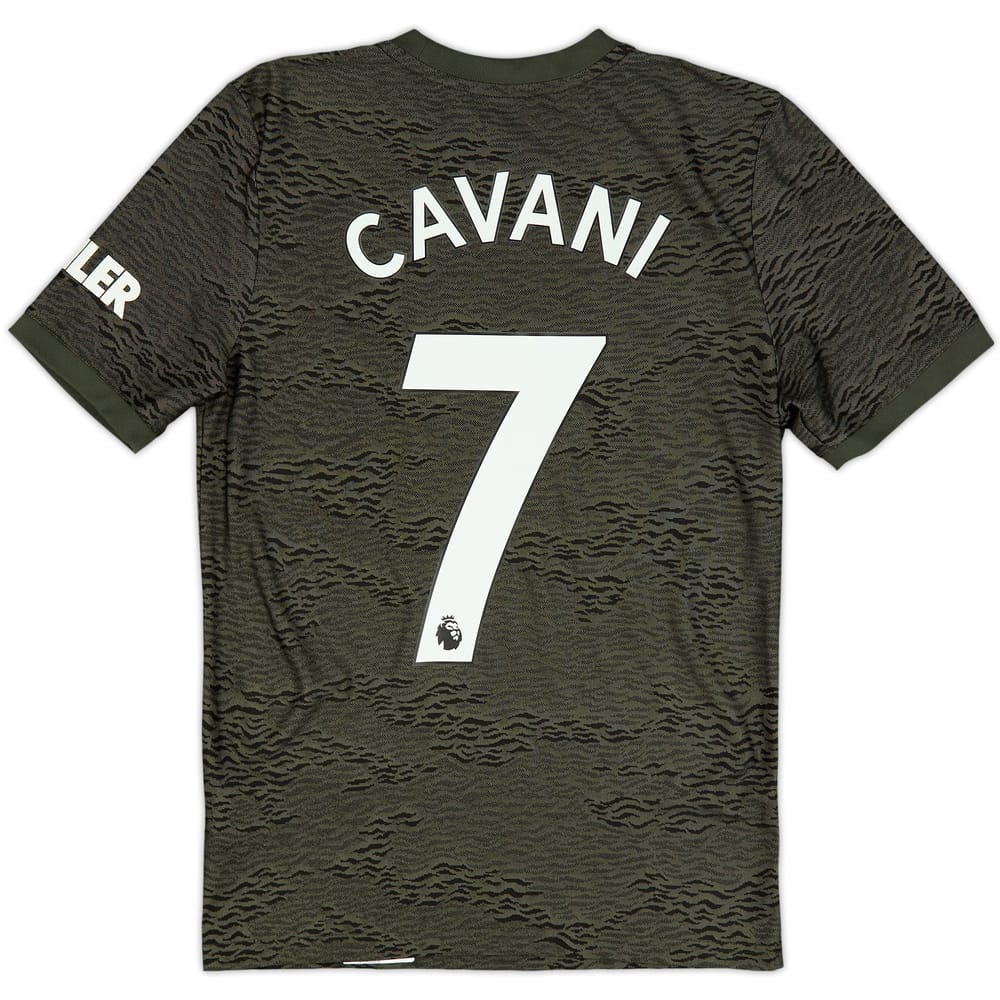 2020-21 Manchester United Away Shirt Cavani #7 - 10/10 - (L.Boys)
