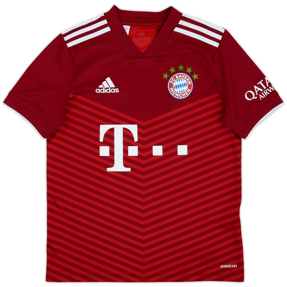 2021-22 Bayern Munich Home Shirt - 6/10 - (L.Boys)