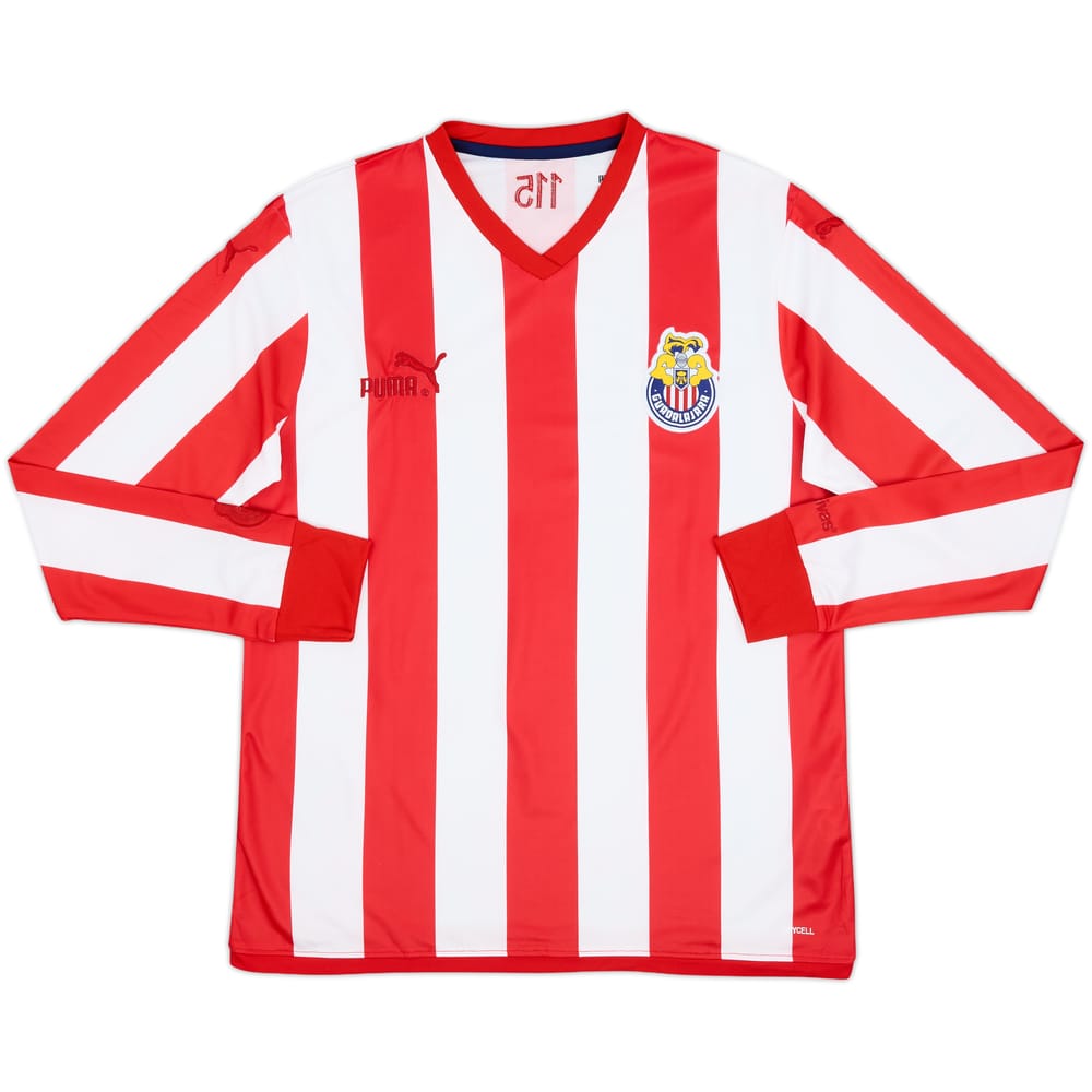 2021 Chivas Guadalajara Puma Retro L/S Shirt - 9/10 - (L)