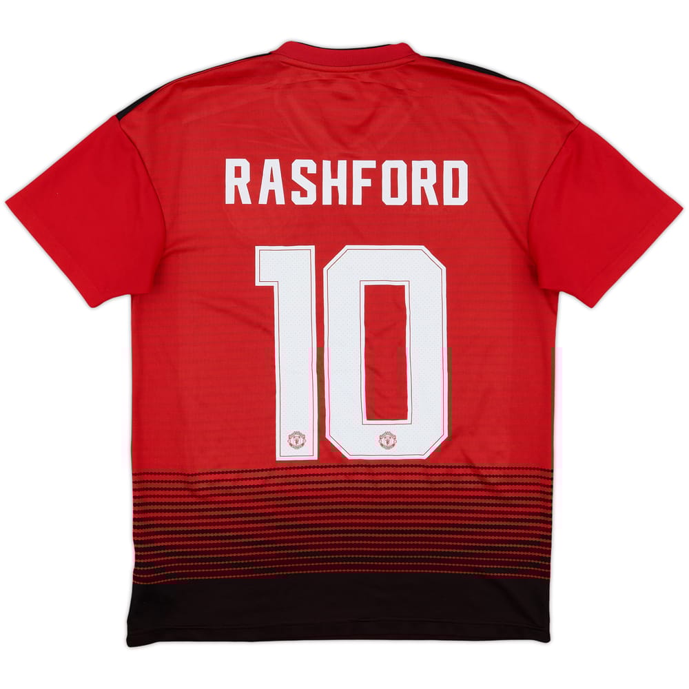 2018-19 Manchester United Home Shirt Rashford #10 - 4/10 - (S)