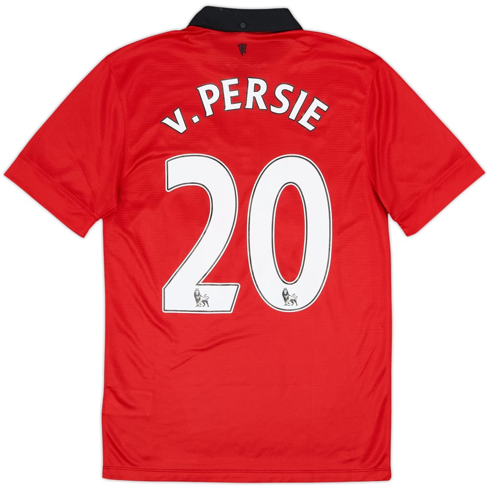 2013-14 Manchester United Home Shirt v. Persie #20 - 7/10 - (S)