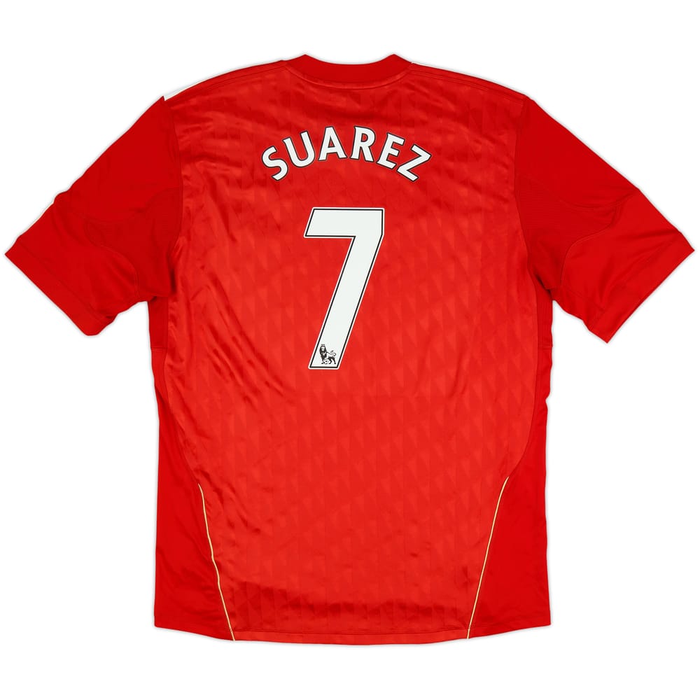 2010-12 Liverpool Home Shirt Suarez #7 - 6/10 - (XL)