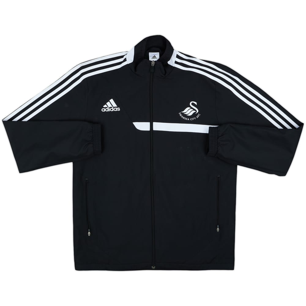 2013-14 Swansea adidas Track Jacket - 9/10 - (S)