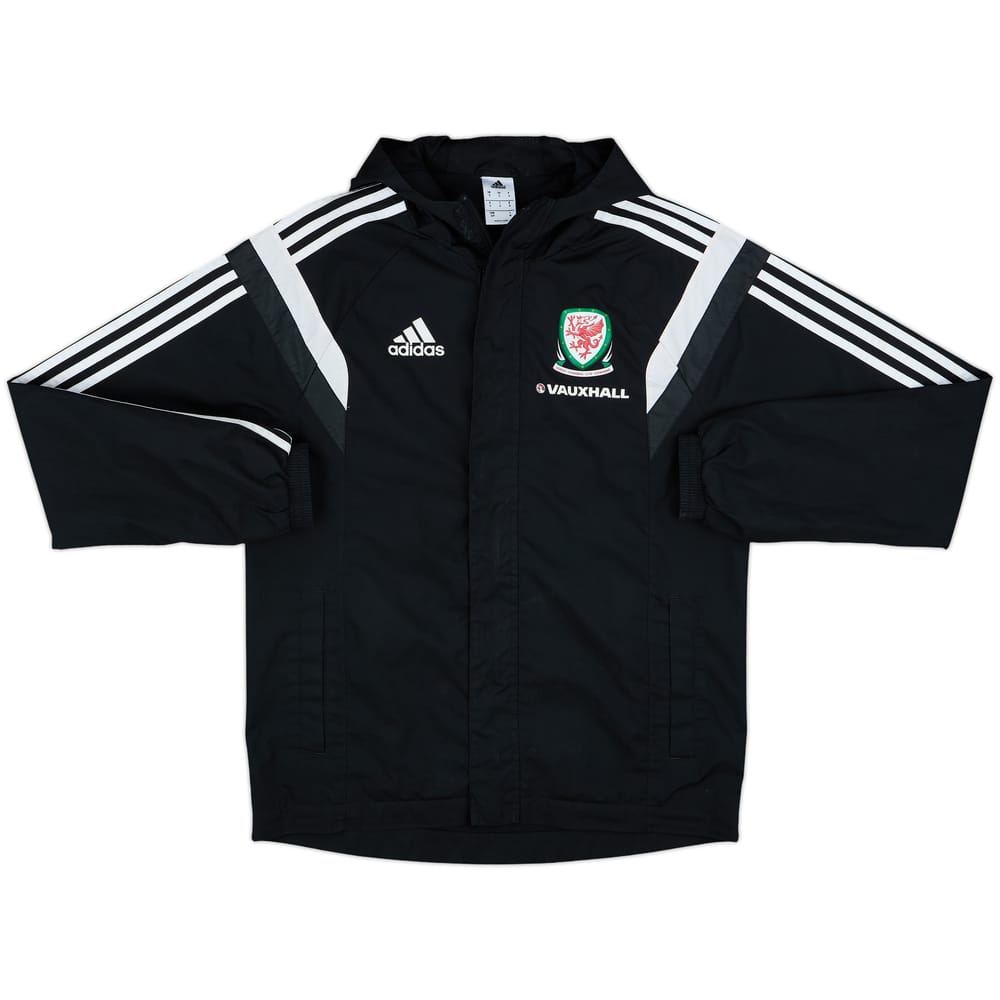 2014-15 Wales adidas Hooded Rain Jacket - 8/10 - (S)