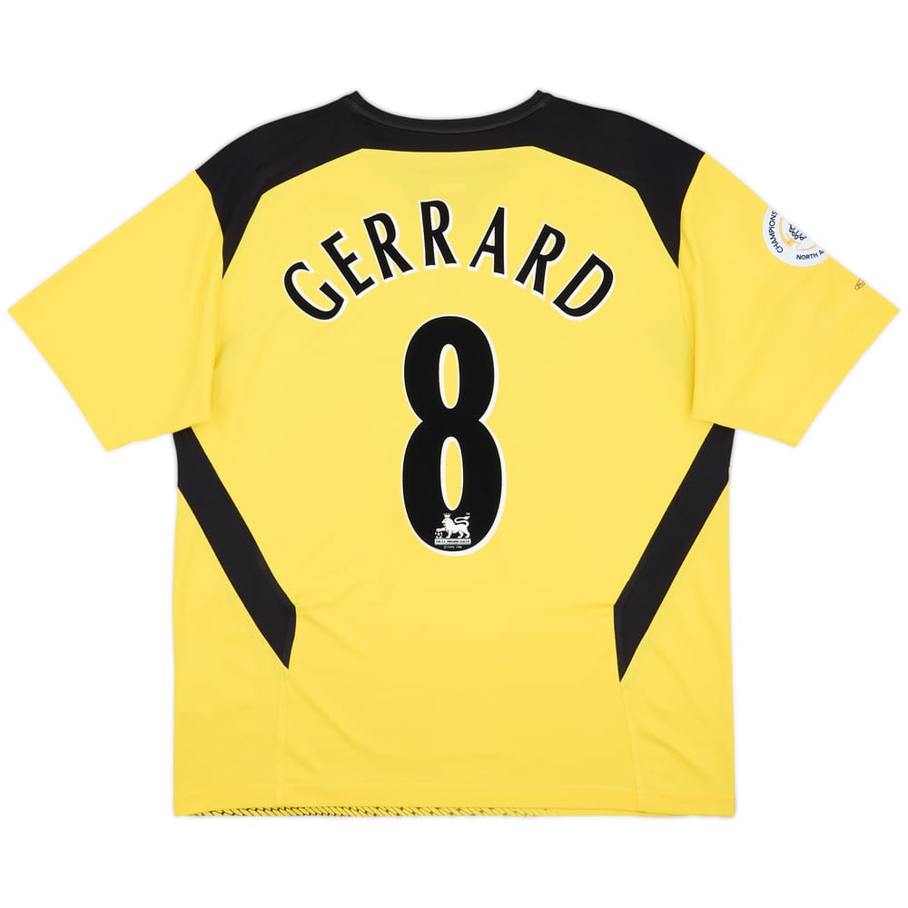 Camiseta de visitante 'USA Tour 2004' del Liverpool 2004-06 Gerrard #8 - 9/10 - (L)
