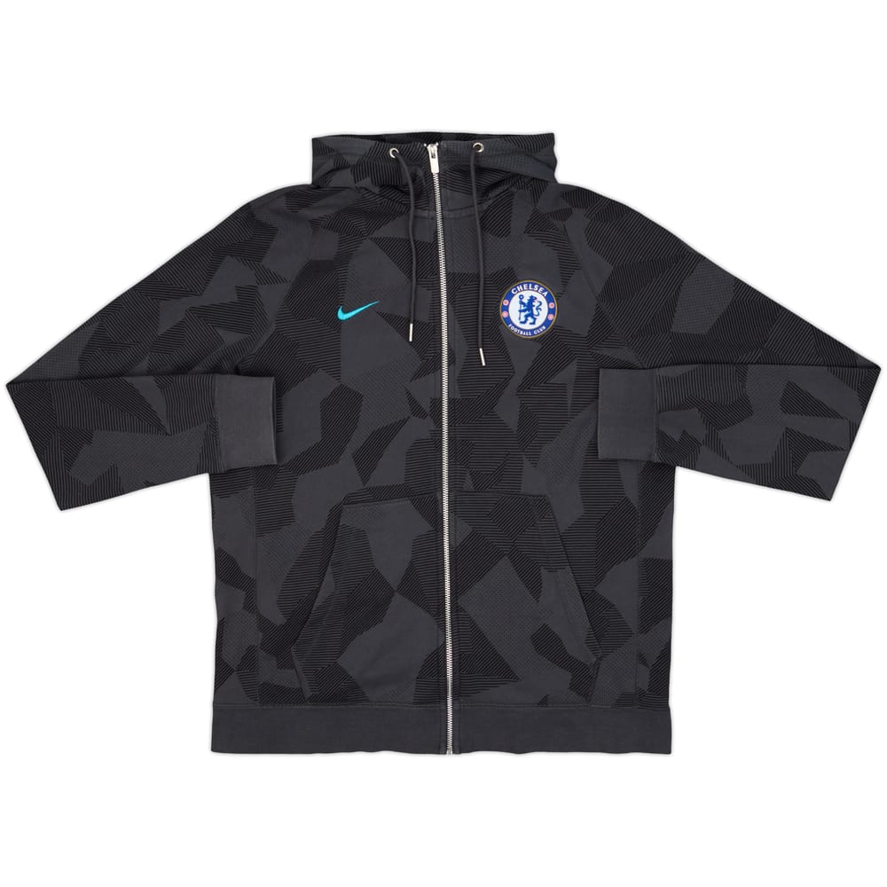 2017-18 Chelsea Nike Hooded Track Jacket - 8/10 - (L)