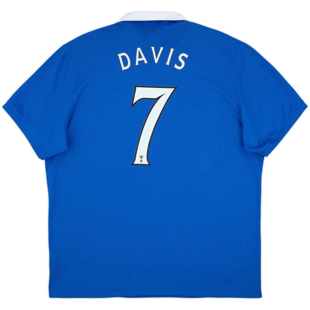2010-11 Rangers Home Shirt Davis #7 - 8/10 - (XXL)