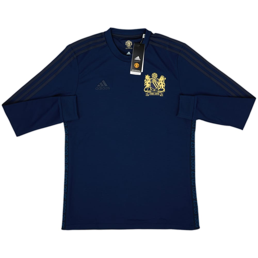 2018-19 Manchester United adidas Retro '1968' L/S Shirt (M)