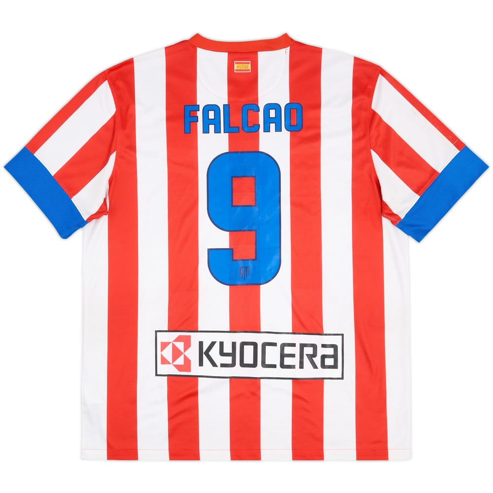 2012-13 Atletico Madrid Home Shirt Falcao #9 - 8/10 - (XL)