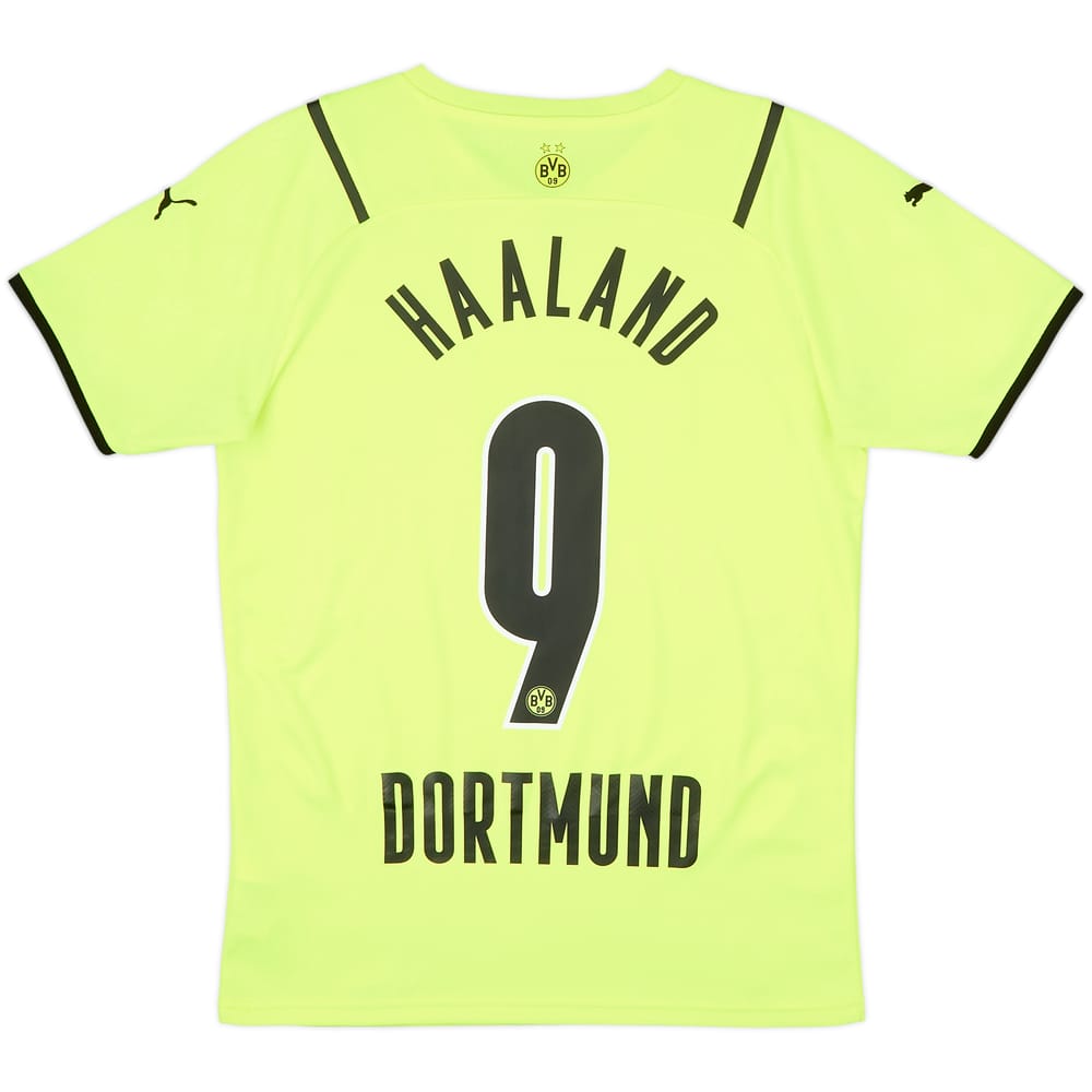 2021-22 Borussia Dortmund European Home Shirt Haaland #9 - 8/10 - (S)