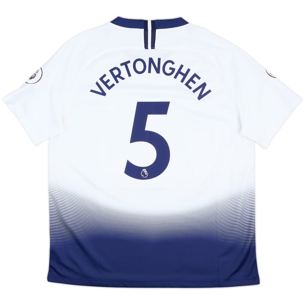 2018-19 Tottenham Home Shirt Vertonghen #5 - 10/10 - (XL)