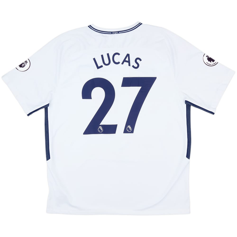 2017-18 Tottenham Home Shirt Lucas #27 - 9/10 - (XL)