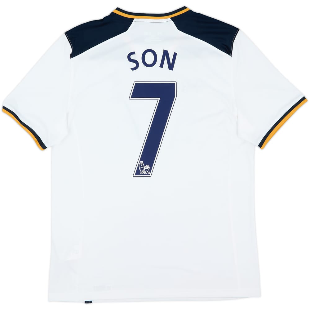 2016-17 Tottenham Home Shirt Son #7 - 10/10 - (XL)