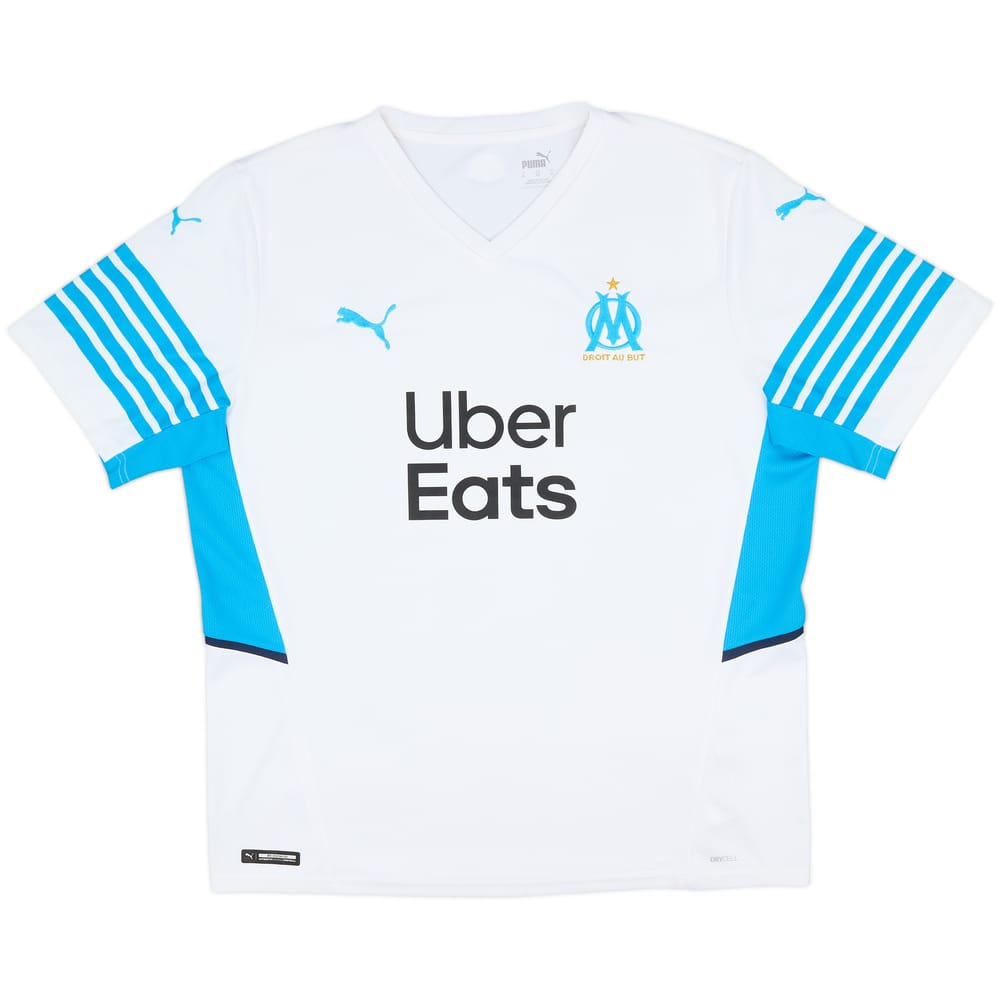 2021-22 Olympique Marseille Home Shirt - 10/10 - (XL)
