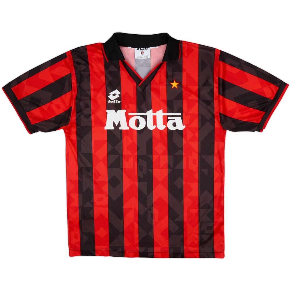 1994-95 AC Milan Home Shirt - 9/10 - (M)