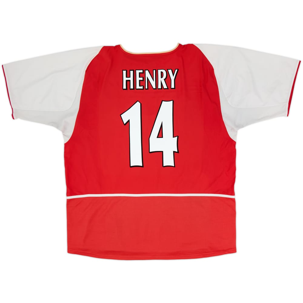 2002-04 Arsenal Home Shirt Henry #14 - 6/10 - (XXL)