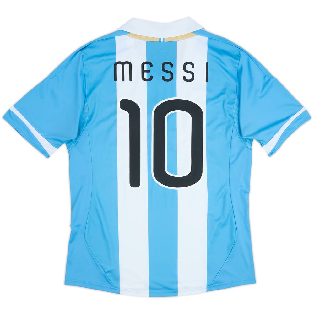 2011-13 Argentina Home Shirt Messi #10 - 9/10 - (L)