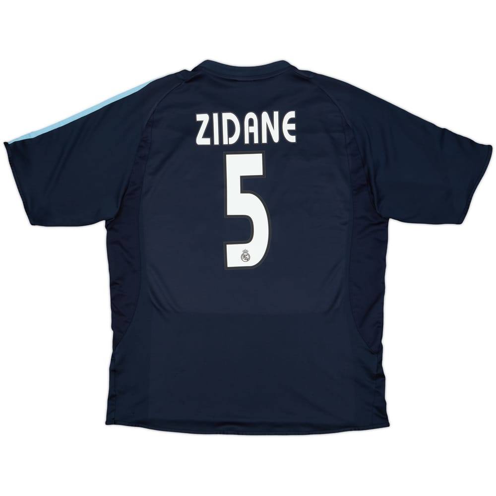 2003-04 Real Madrid Away Shirt Zidane #5 - 7/10 - (XL)
