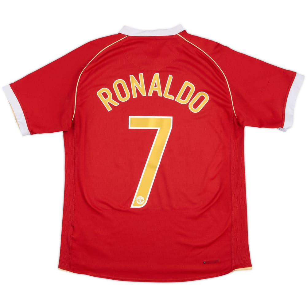 2006-07 Manchester United Home Shirt Ronaldo #7 - 7/10 - (M)
