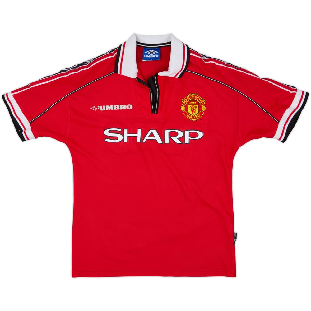 1998-00 Manchester United Home Shirt - 4/10 - (M)