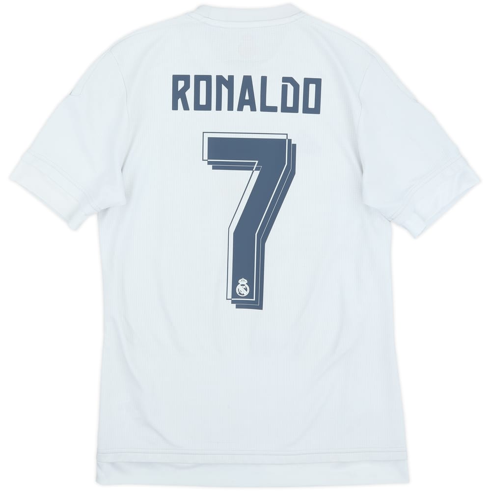 2015-16 Real Madrid Home Shirt Ronaldo #7 - 5/10 - (S)