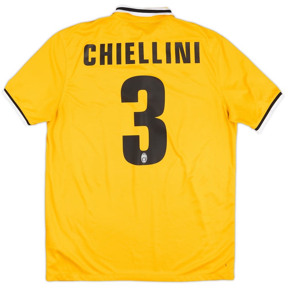 2013-14 Juventus Away Shirt Chiellini #3 - 7/10 - (L)