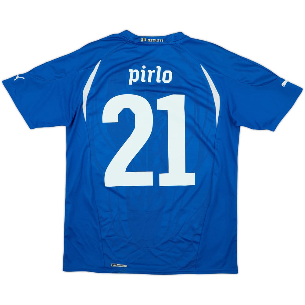 2010-12 Italy Home Shirt Pirlo #21 - 6/10 - (S)