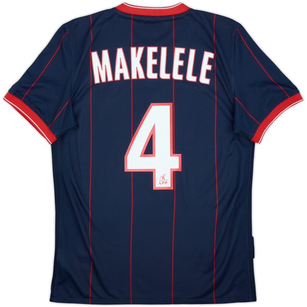 2009-10 Paris Saint-Germain Home Shirt Makelele #4 - 8/10 - (S)